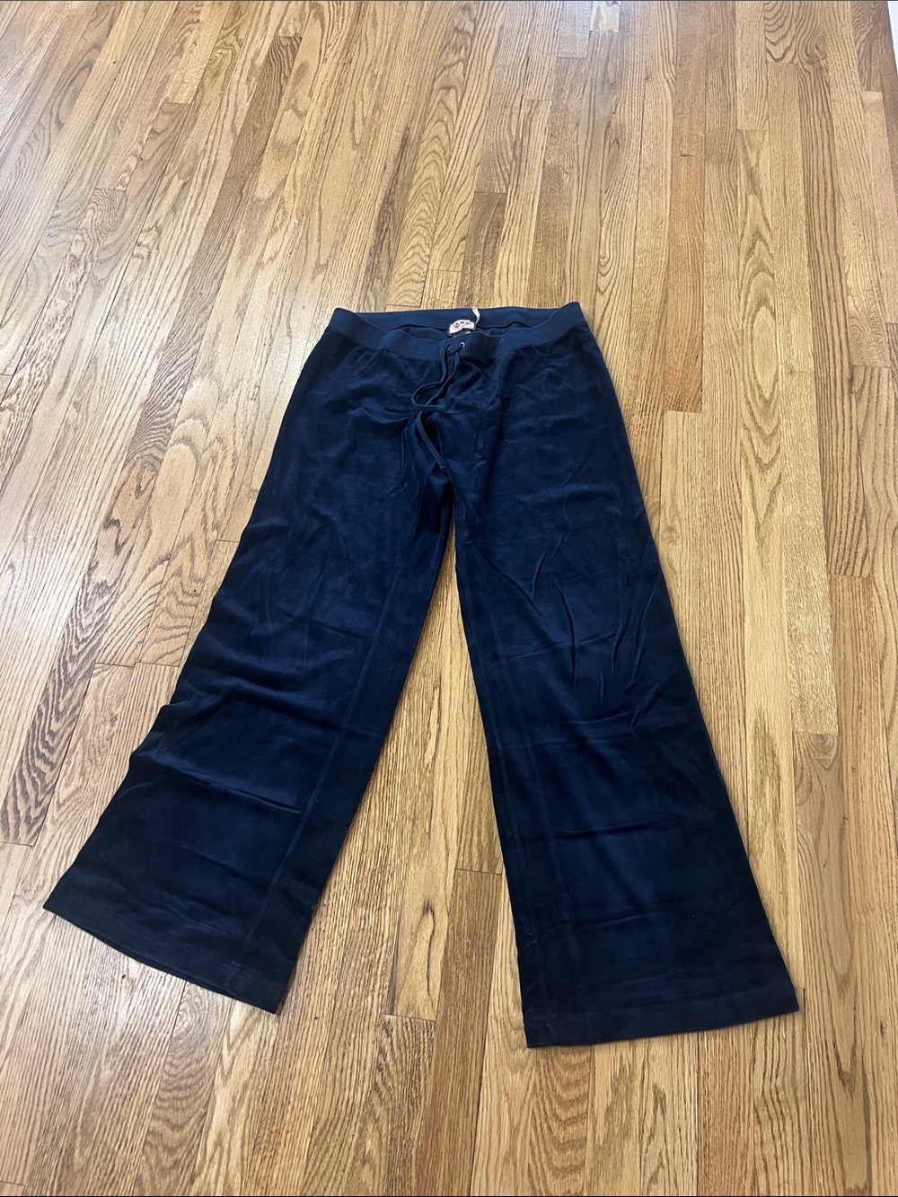 Juicy Couture Navy Blue Velour Lounge Pants